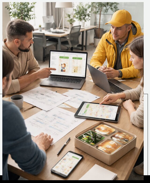 Разработка агрегатора доставки еды в Александрове от 16067 р., АвикейЛкн